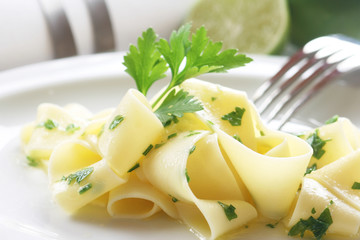 Tagliatelle with Herbs