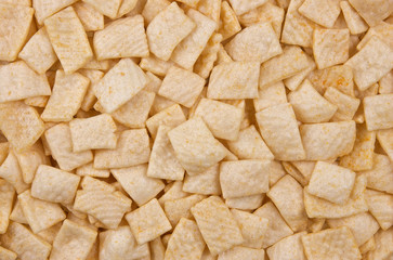 cracker tidbit close up or macro as background
