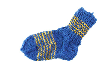 Colorful wool sock