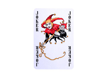 Spielkarte Joker modern