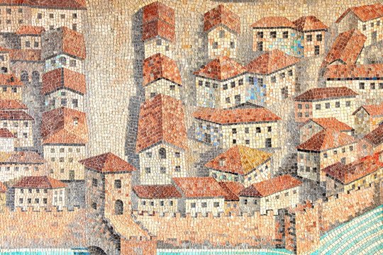 H&auml;user,Altstadt,Scuola Mosaicisti Friuli,Spilimbergo,Italia