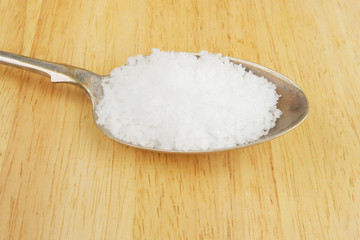 Salt in spoon
