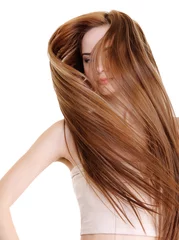 Photo sur Plexiglas Salon de coiffure beauty and creative straight long hairs