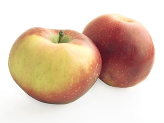 Fototapeta na wymiar two apples