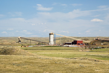 coal mine loadout silos