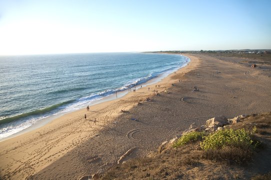 last sunbeams at zahora beach