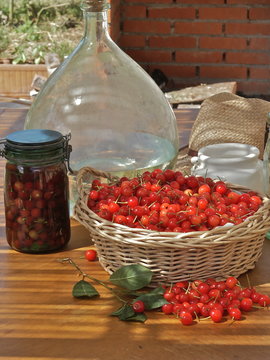 cerise &agrave; l'eau-de-vie