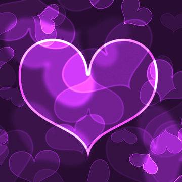 beautiful heart shape background
