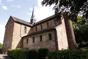 Fototapeta na wymiar Klosterkirche St. Marien in Bodenwerder-Kemnade