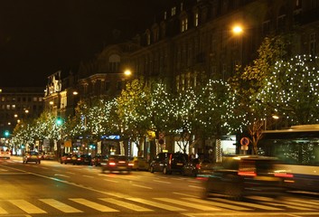 Fototapeta na wymiar Christmas lights
