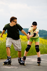 rollerblades for two