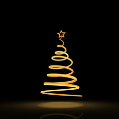 stylized Christmas tree