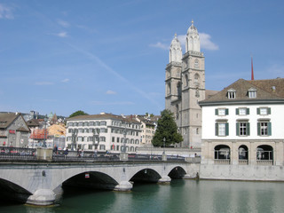 Fototapeta na wymiar Münsterbrücke