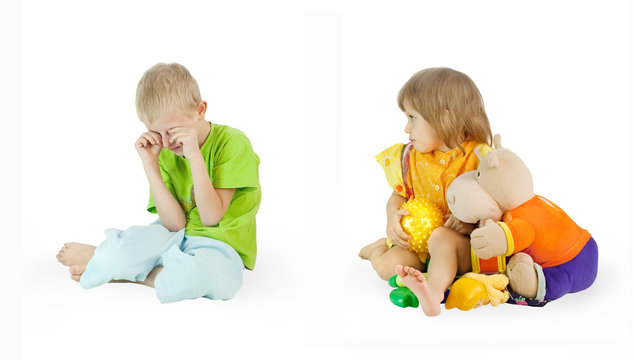 Children Quarrel From For Toys