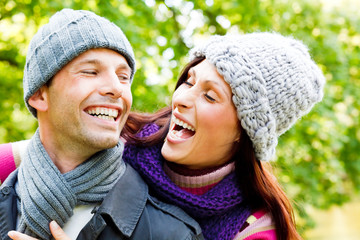 couple paar park