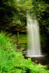 waterfall with green treees,Co Sligo,Ireland © Alexey Zarodov