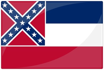 drapeau glassy mississipi flag