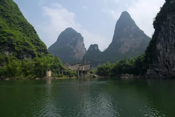 Foto op Canvas Li river near Yangshuo in Guangxi province, China © Yory Frenklakh