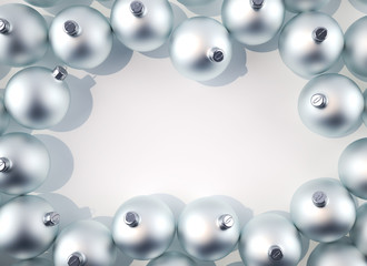 Christmas ornament frame