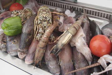 Griechenland  - Mykonos, frischer Fisch