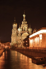 Fototapeta na wymiar Katedra krwi z Sankt Petersburga
