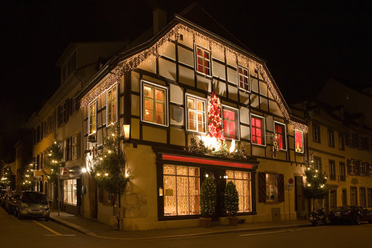 Basel , Weihnachten, Haus
