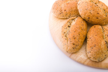 Bread on plate