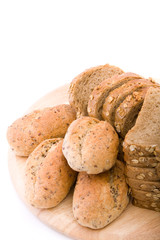 Bread on plate