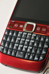 Red pda phone