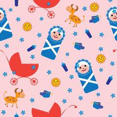 baby seamless background