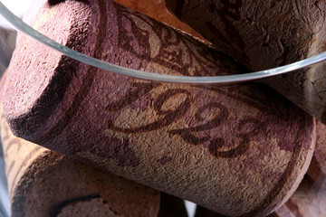 Stoppers from bottles