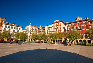 Naklejka premium Old town Spain