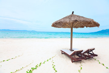 Sandy tropical beach