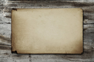 Fototapeta premium vintage paper on wood texture