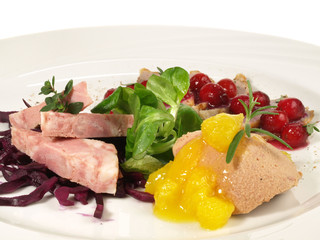 Vorspeisenvariation mit Fleisch