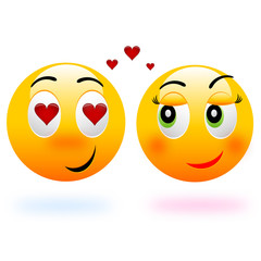 Love smiley balls