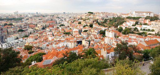 Naklejka na ściany i meble Cityscape of Lisbon