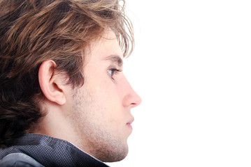 Obraz premium Profil de garçon - barbe naissante