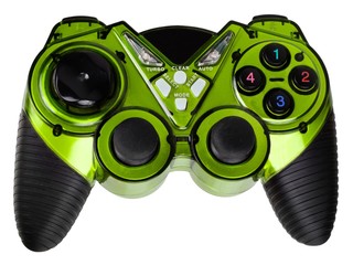 Video game controller, isolated on white background