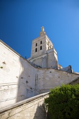 Fototapeta premium stairs to avignon cathedral