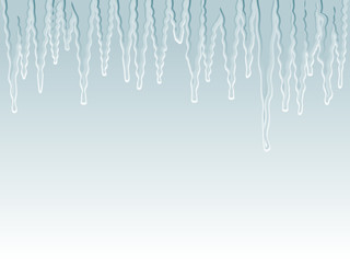Icicles in a line