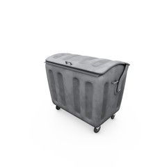Abfalltonne aus Metall