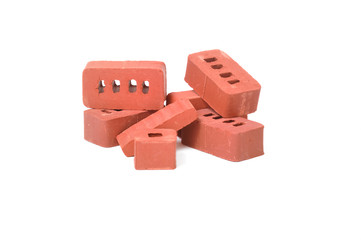 Red bricks for construction of house and other building