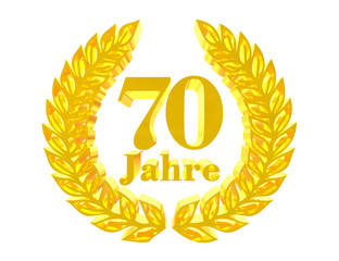 70 Jahre - 3D Render