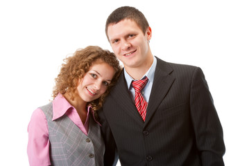 Portrait of a young couple