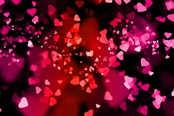 Abstract color background of heart
