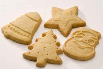 Assorted Christmas cookies.