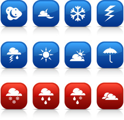 Weather  buttons.