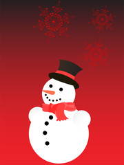 freundlicher Schneemann