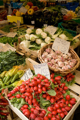 Some vegetables on Campo dei Fiori in Rome